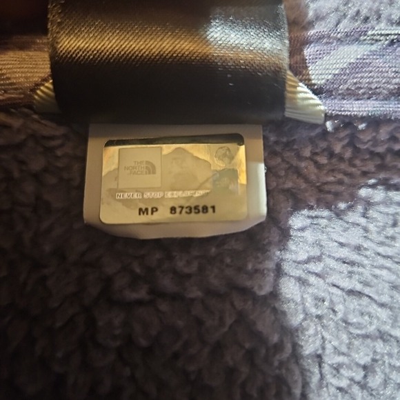 The North Face Hoodie Womens Medium Purple Crescent Pullover Sweatshirt Jacket - Picture 7 of 11